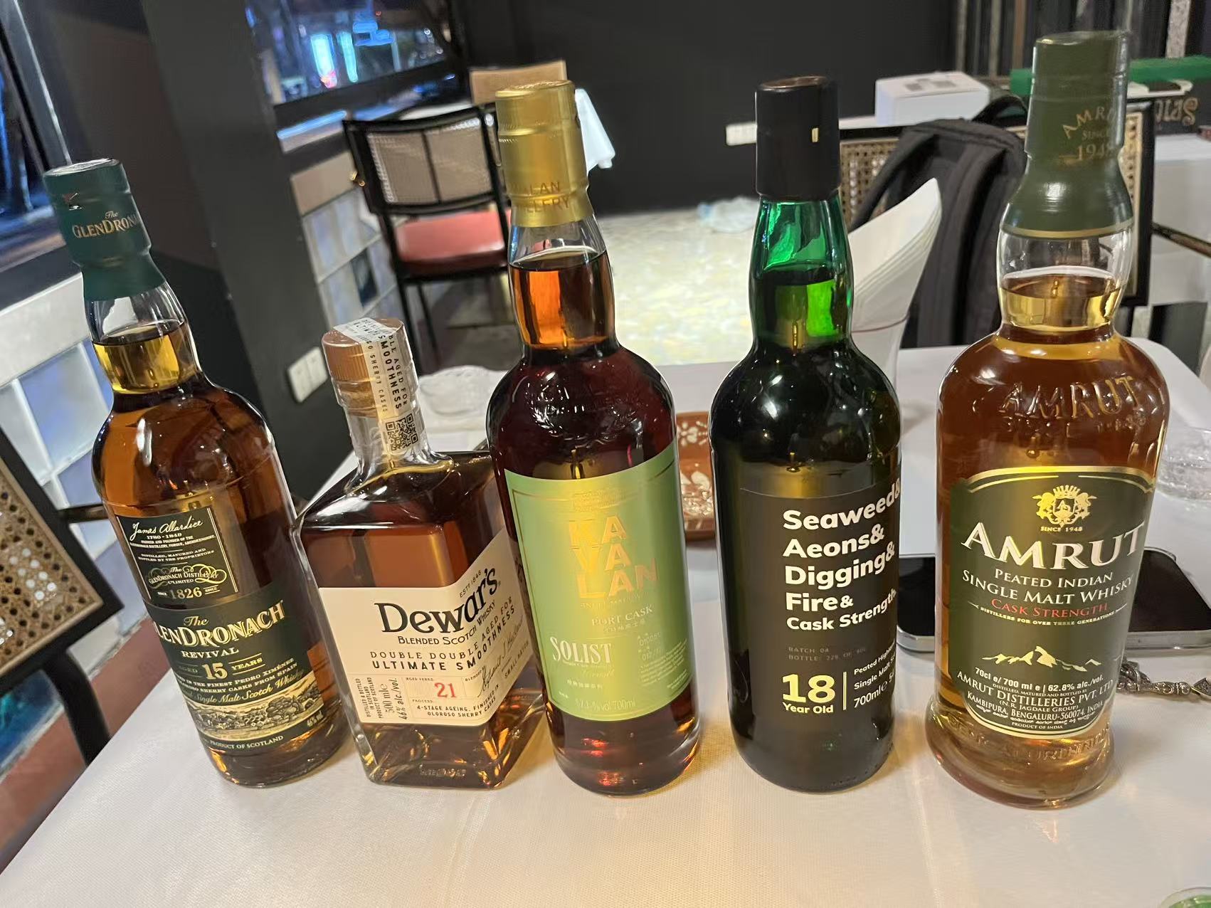 Glenfiddich 18 tasting